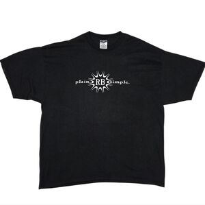 Reborn Christian Religious T-Shirt 2XL Black White Jerzees Streetwear Unisex